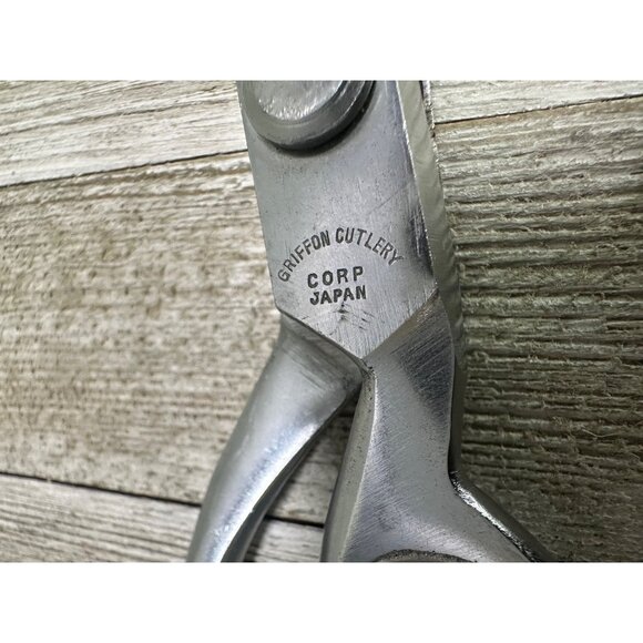 Vtg Griffon Cutlery Pinking Shears Scissor Sewing Fabric Stainless Steel 7.5" - Picture 4 of 6